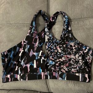 Fabletics SZ Medium yoga top crisscross back